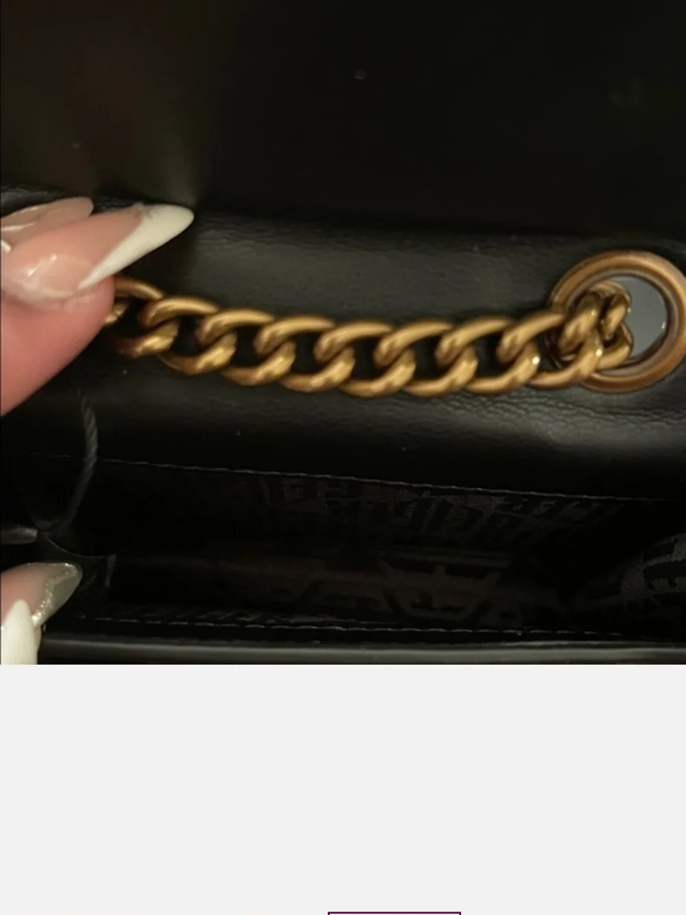 (Micro) Kurt Geiger Snake-Print Leather Crossbody - Picture 3 of 3